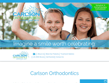 Tablet Screenshot of carlsonortho.com